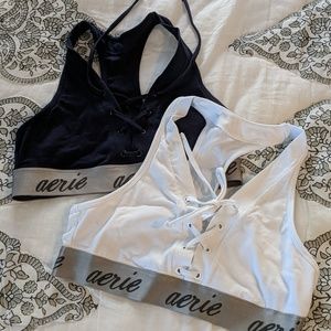 Aerie sports bra pair, sz M